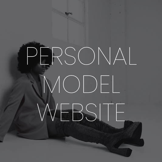 Personal Model Website "It's time you own your own Website"